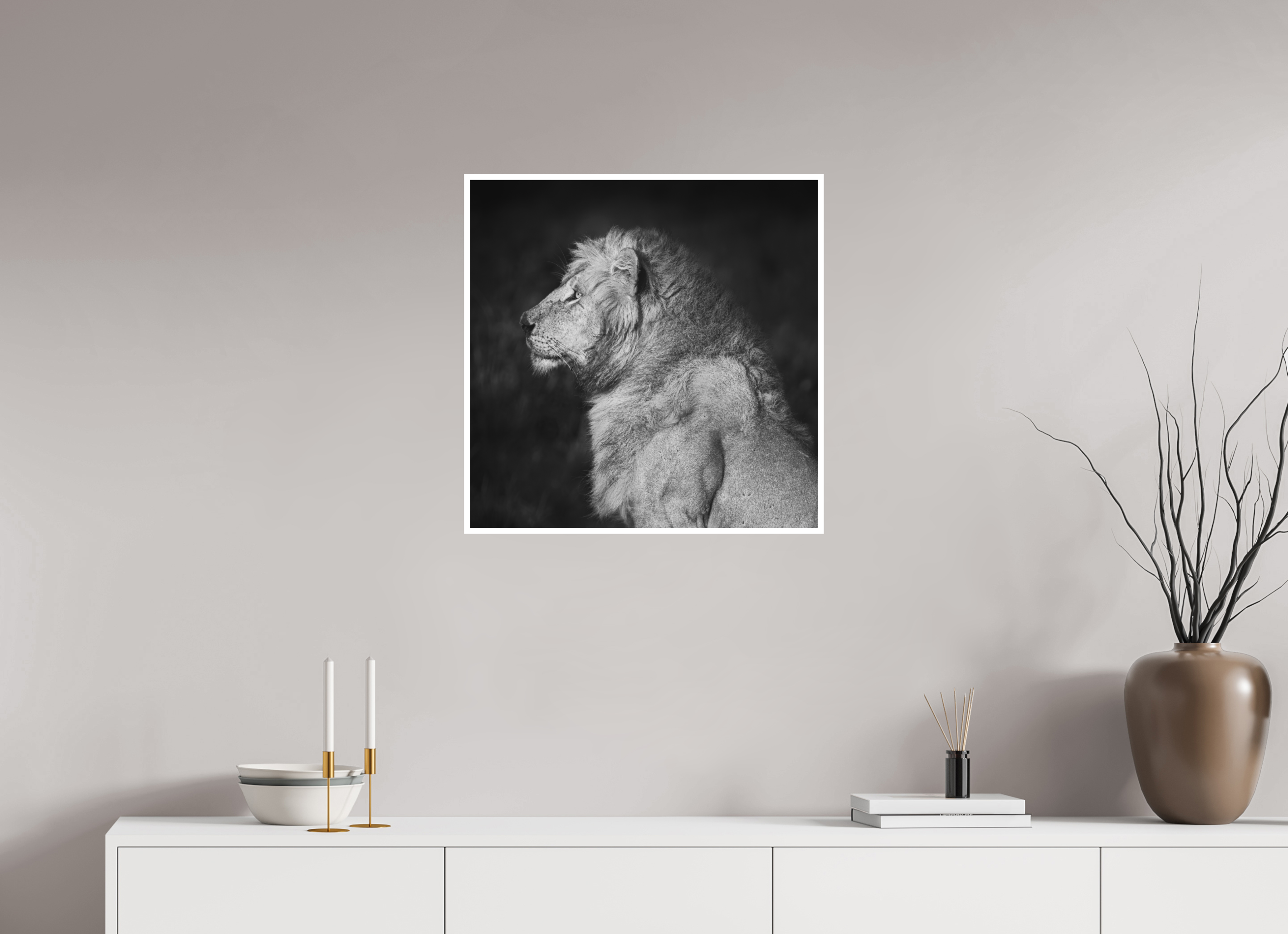 60 x 60 cm, Unframed Fine Art Giclée print on Hahnemühle Photo Rag paper with 1cm border Heavy is the Crown