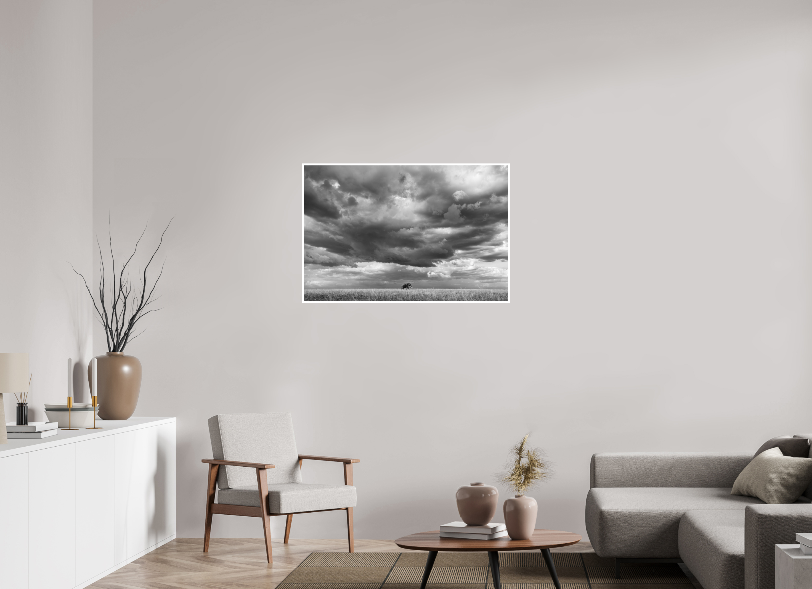 105 x 70 cm, Unframed Fine Art Giclée print on Hahnemühle Photo Rag paper with 1cm border The Long Walk