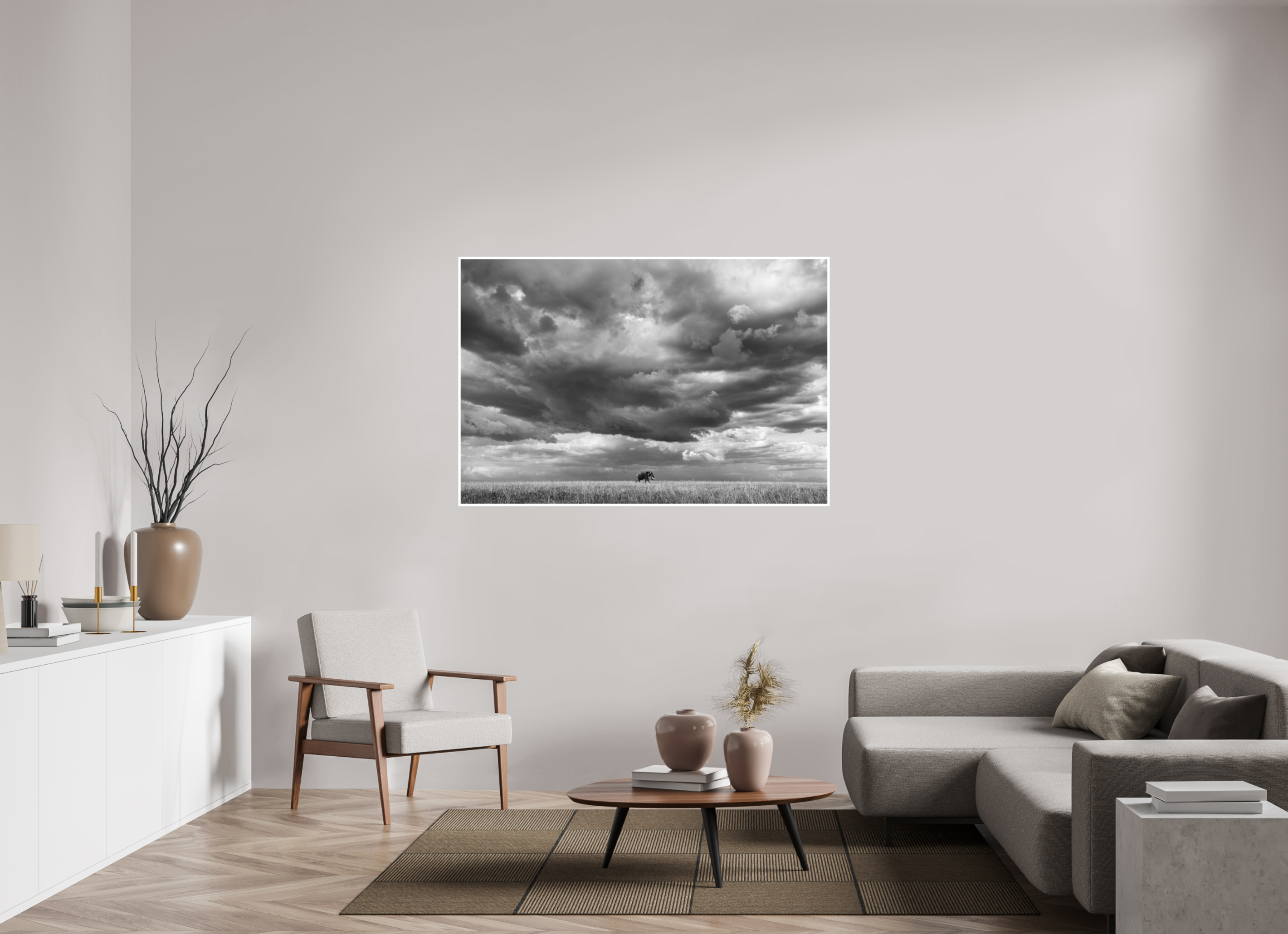150 x 100 cm, Unframed Fine Art Giclée print on Hahnemühle Photo Rag paper with 1cm border The Long Walk