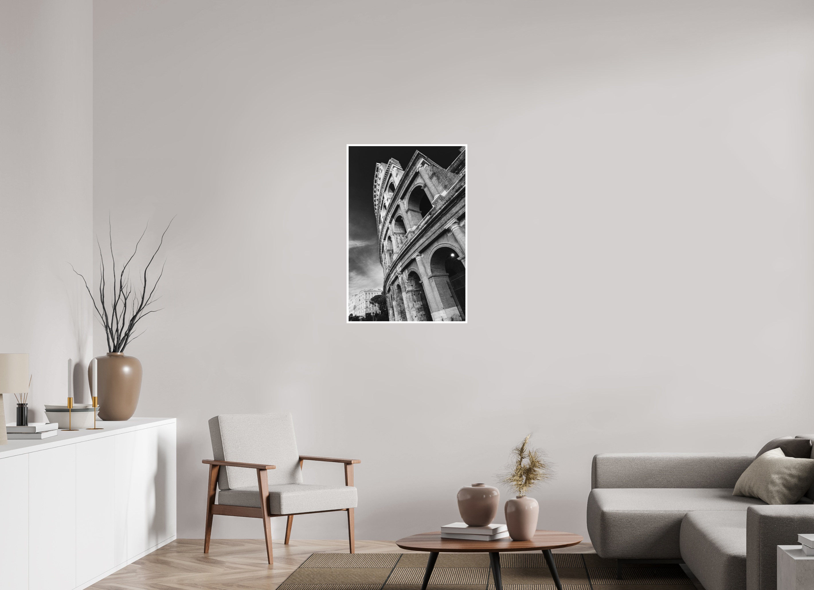 60 x 90 cm, Unframed Fine Art Giclée print on Hahnemühle Photo Rag paper with 1cm border Colosseum I
