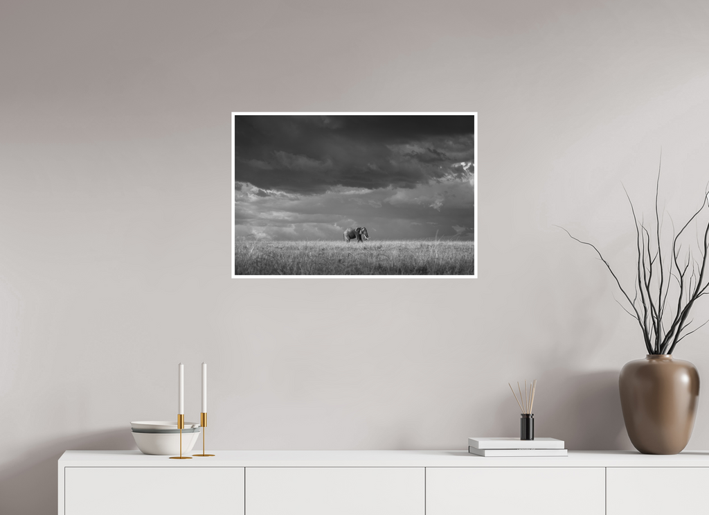 75 x 50 cm, Unframed Fine Art Giclée print on Hahnemühle Photo Rag paper with 1cm border Awesome II