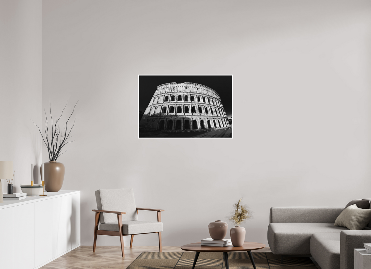 105 x 70 cm, Unframed Fine Art Giclée print on Hahnemühle Photo Rag paper with 1cm border Colosseum III