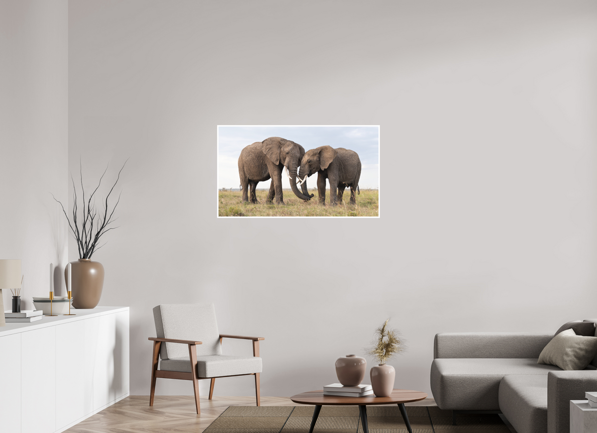 112 x 63 cm, Unframed Fine Art Giclée print on Hahnemühle Photo Rag paper with 1cm border Intimate Moments I - Colour