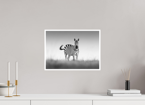 42 x 30 cm, Unframed Fine Art Giclée print on Hahnemühle Photo Rag paper with 1cm border Striped and Proud