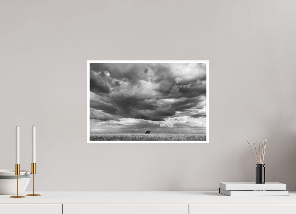 45 x 30 cm, Unframed Fine Art Giclée print on Hahnemühle Photo Rag paper with 1cm border Awesome I