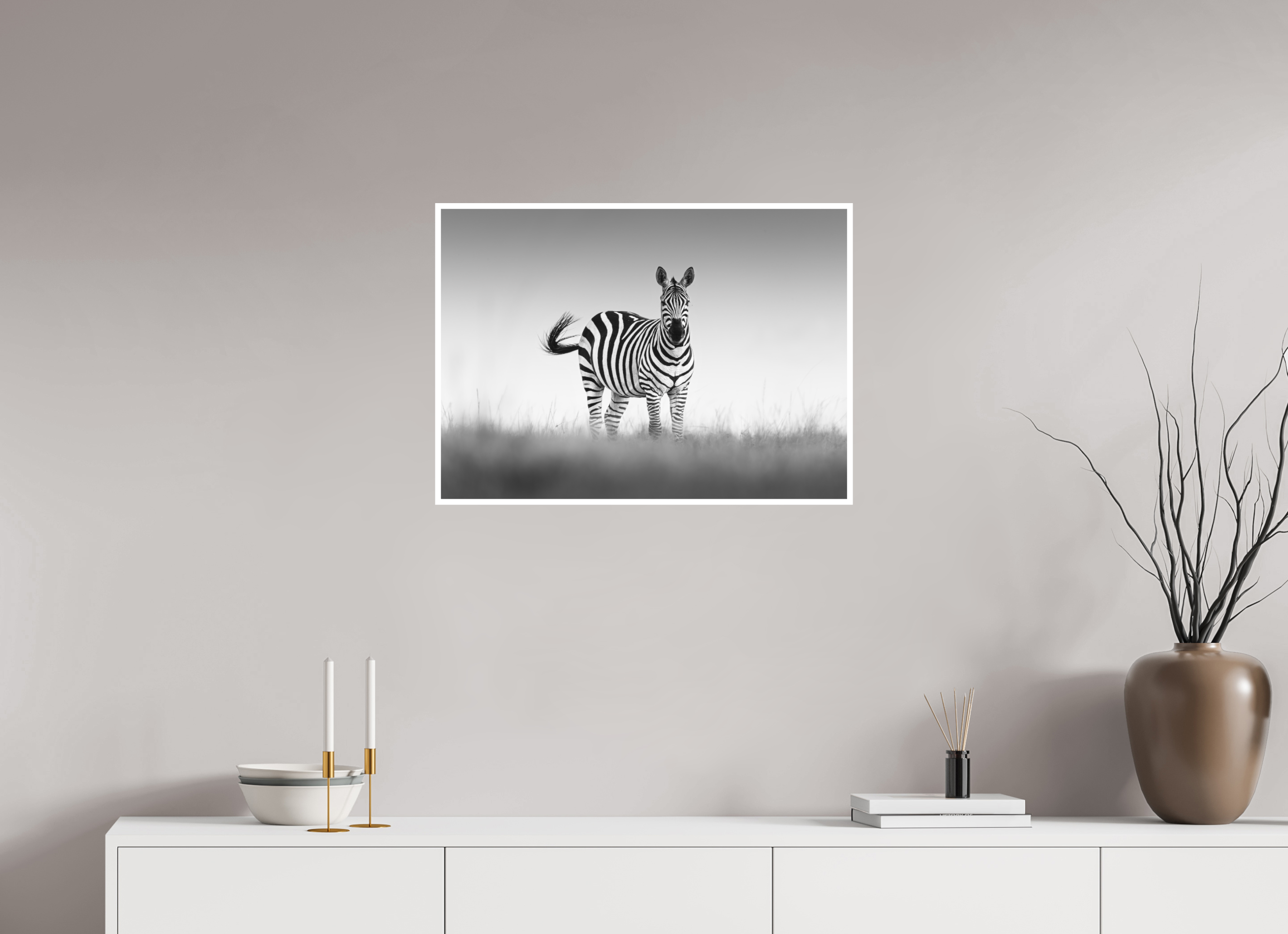 70 x 50 cm, Unframed Fine Art Giclée print on Hahnemühle Photo Rag paper with 1cm border Striped and Proud