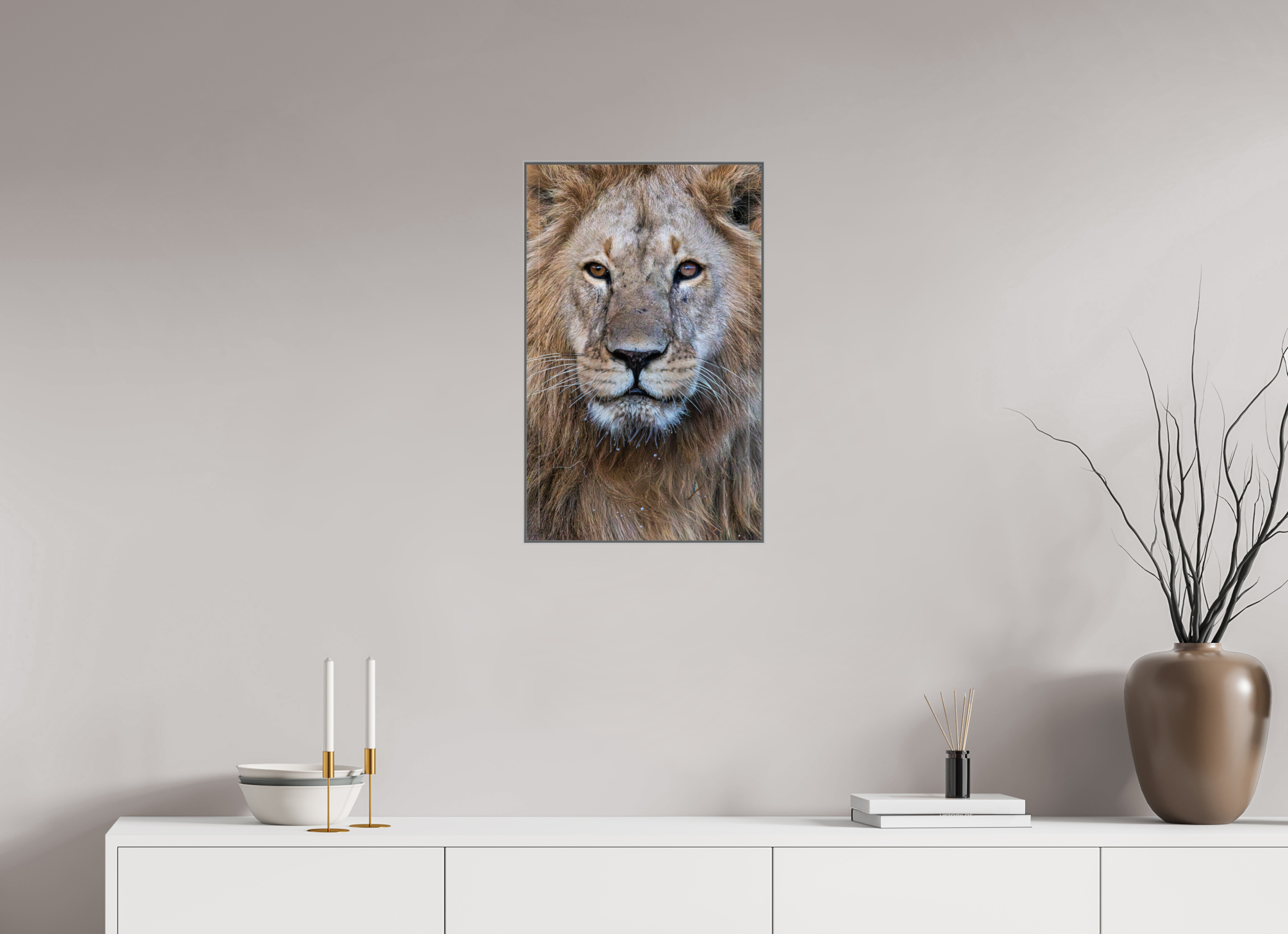 40 x 64 cm, Framed in Aluminium Art Box printed on Fuji Crystal Glossy paper w-out border Rudi II