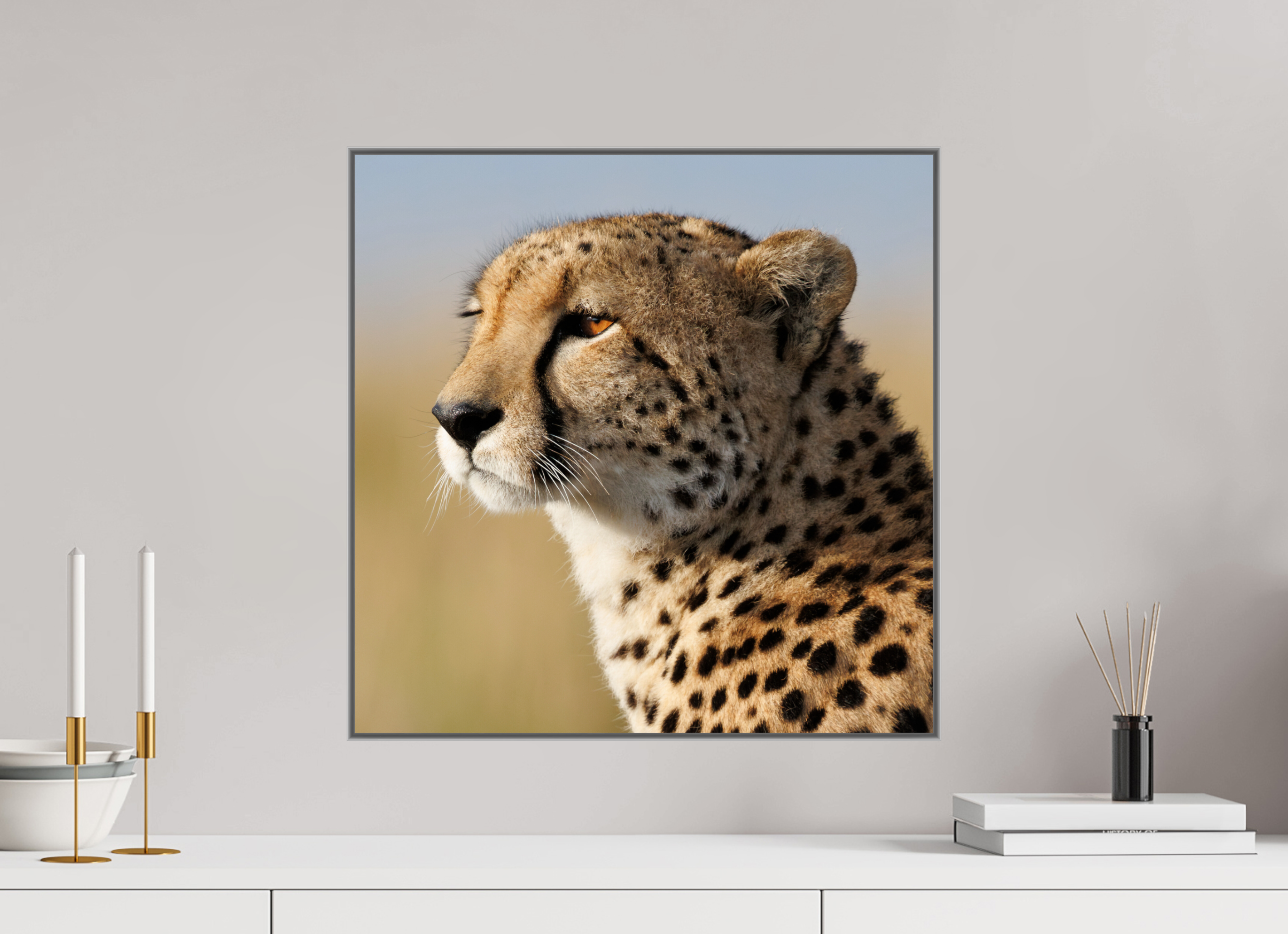 50 x 50 cm, Framed in Aluminium Art Box printed on Fuji Crystal Glossy paper w-out border Kulete IV