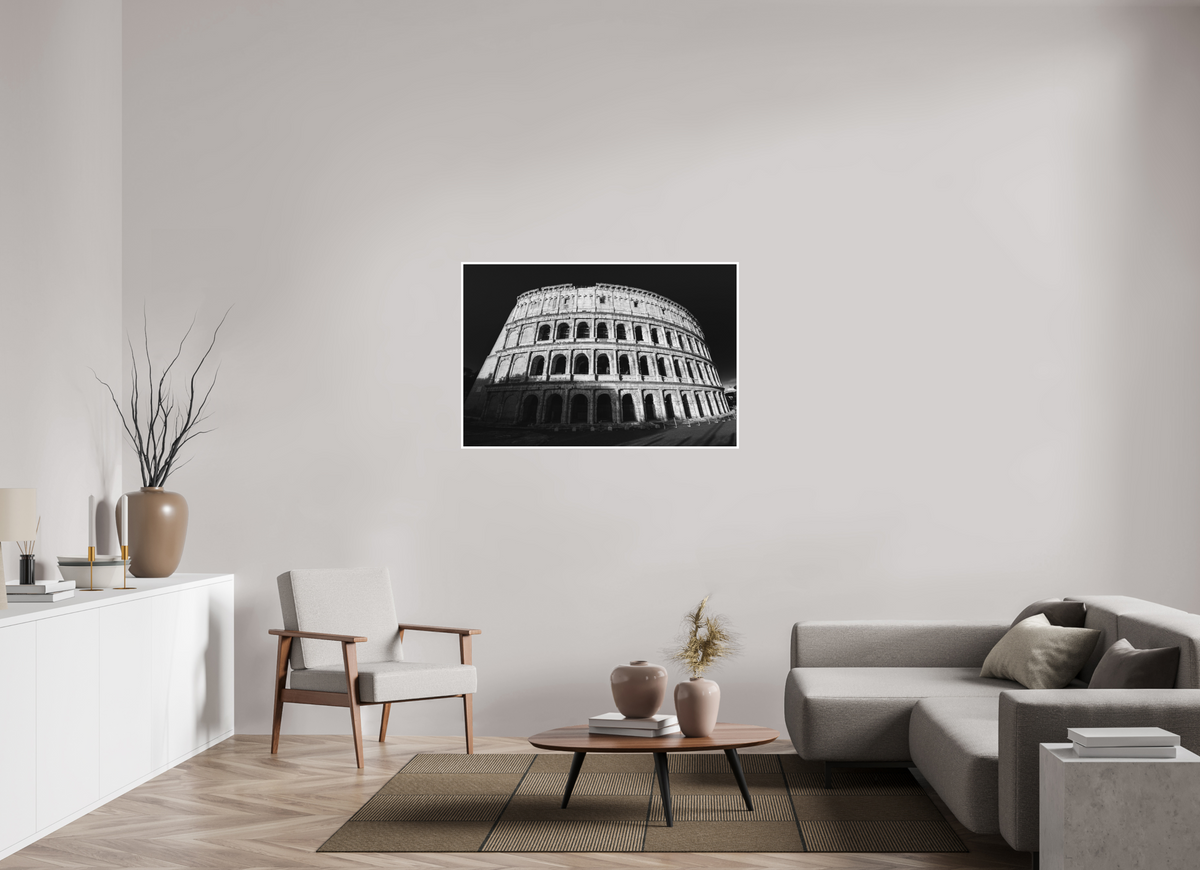 120 x 80 cm, Unframed Fine Art Giclée print on Hahnemühle Photo Rag paper with 1cm border Colosseum III
