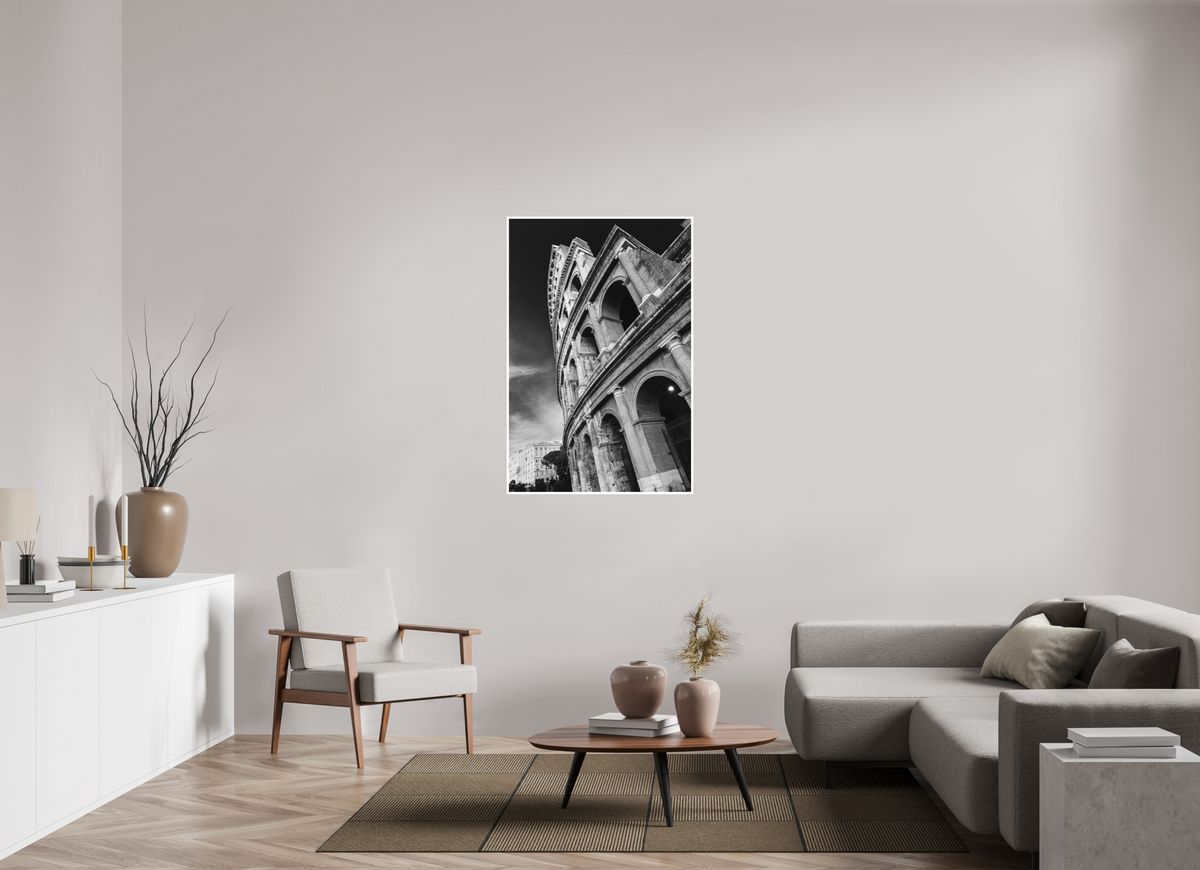 80 x 120 cm, Unframed Fine Art Giclée print on Hahnemühle Photo Rag paper with 1cm border Colosseum I