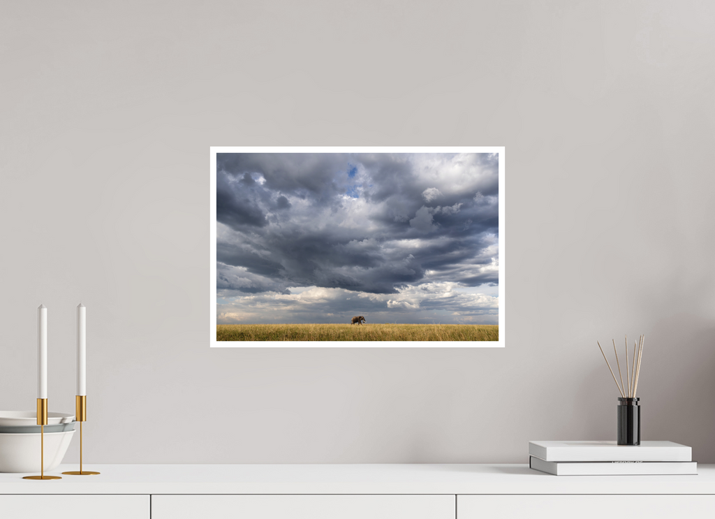 45 x 30 cm, Unframed Fine Art Giclée print on Hahnemühle Photo Rag paper with 1cm border Awesome I