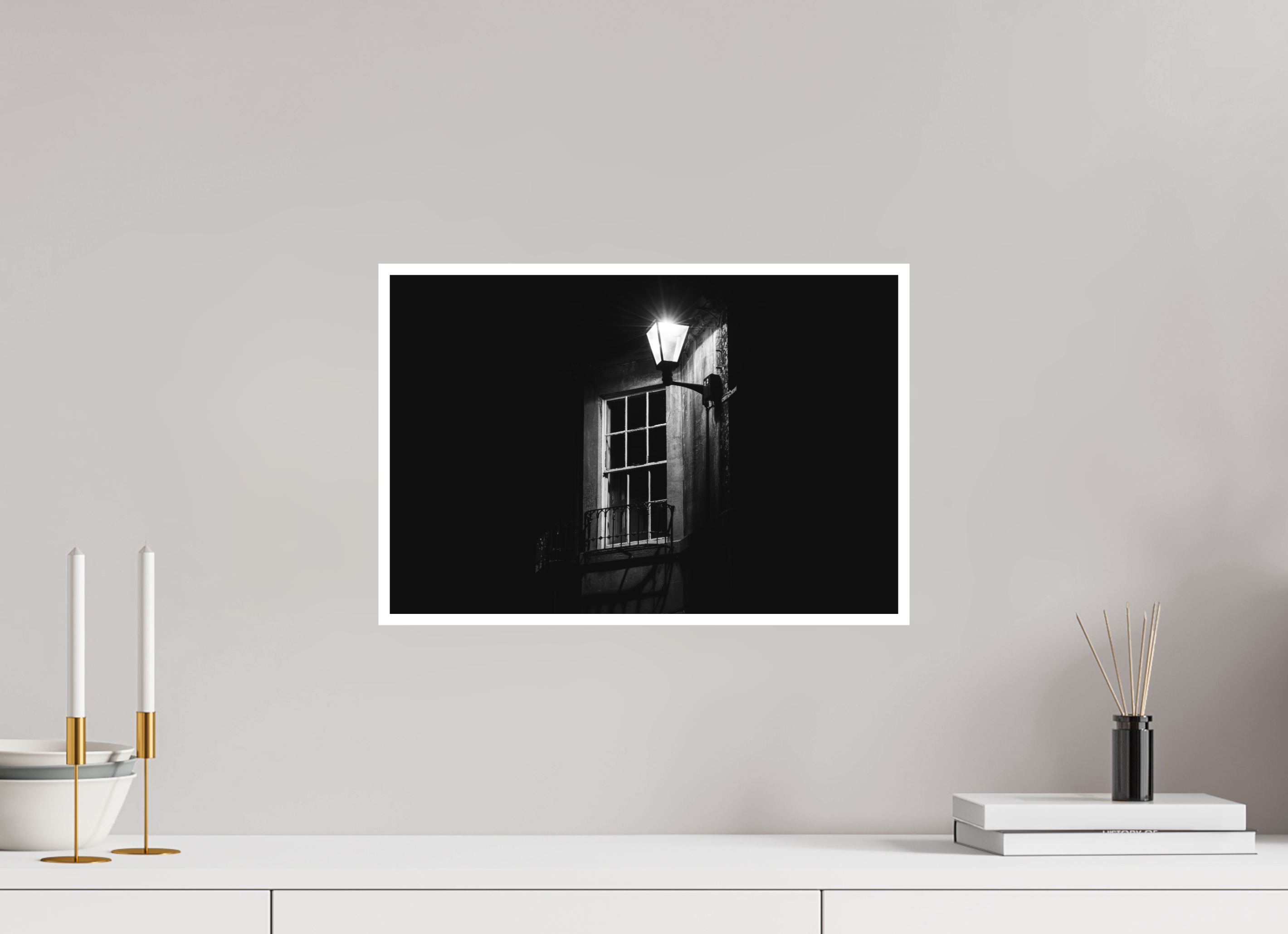 45 x 30 cm, Unframed Fine Art Giclée print on Hahnemühle Photo Rag paper with 1cm border Corsham Light