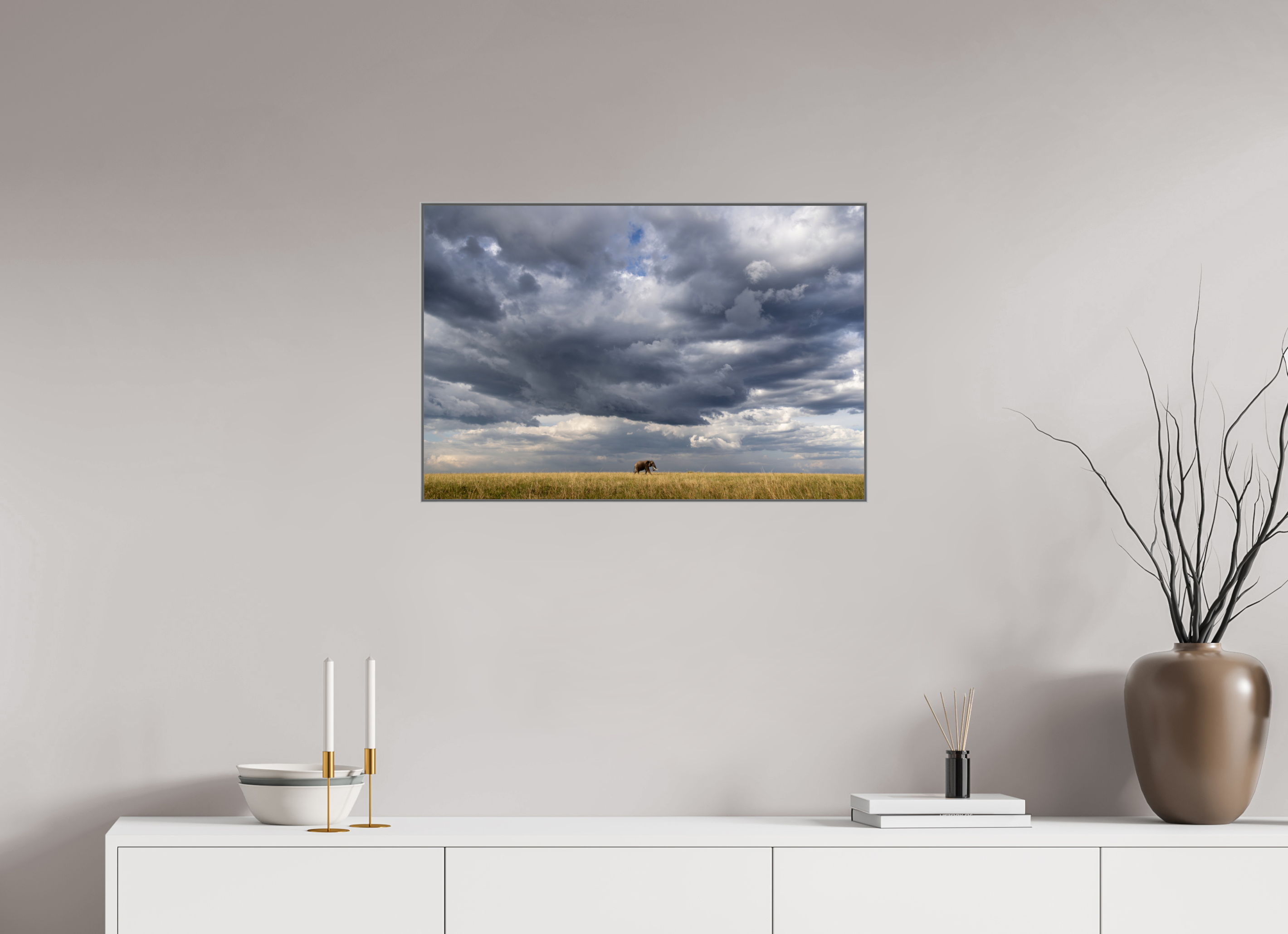 75 x 50 cm, Framed in Aluminium Art Box printed on Fuji Crystal Glossy paper w-out border Awesome I - colour