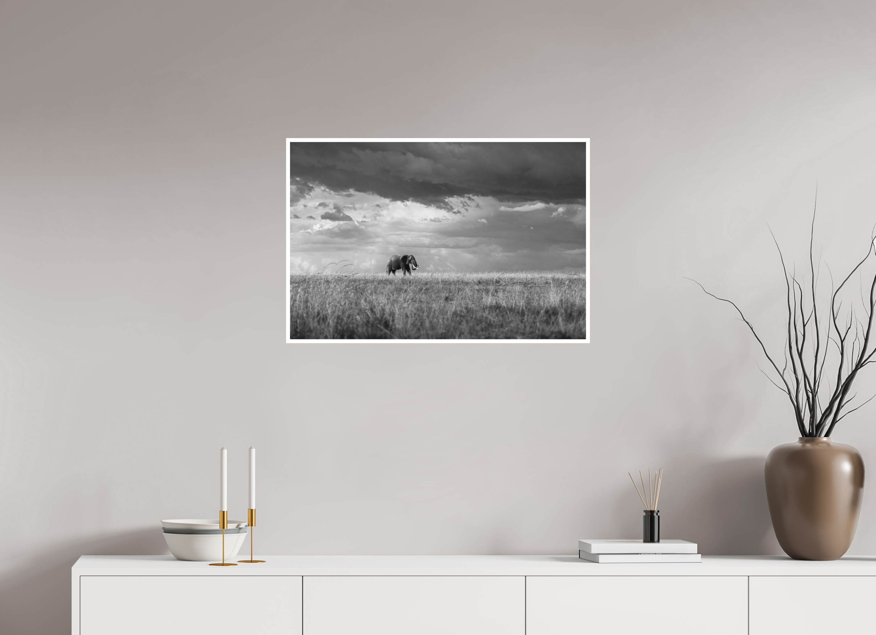 75 x 50 cm, Unframed Fine Art Giclée print on Hahnemühle Photo Rag paper with 1cm border Awesome III