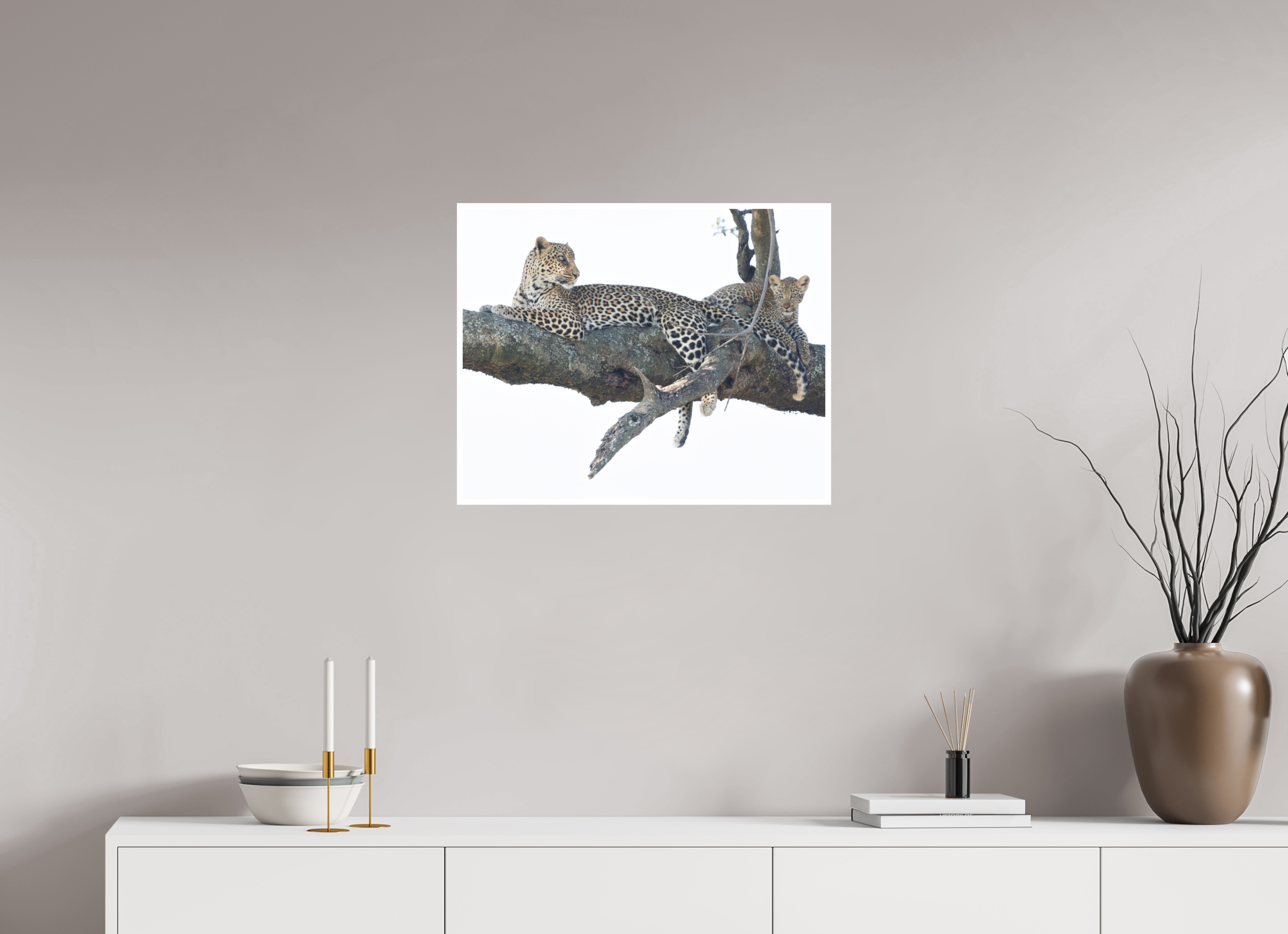 62.5 x 50 cm, Unframed Fine Art Giclée print on Hahnemühle Photo Rag paper with 1cm border Ndoto and Namunyak II