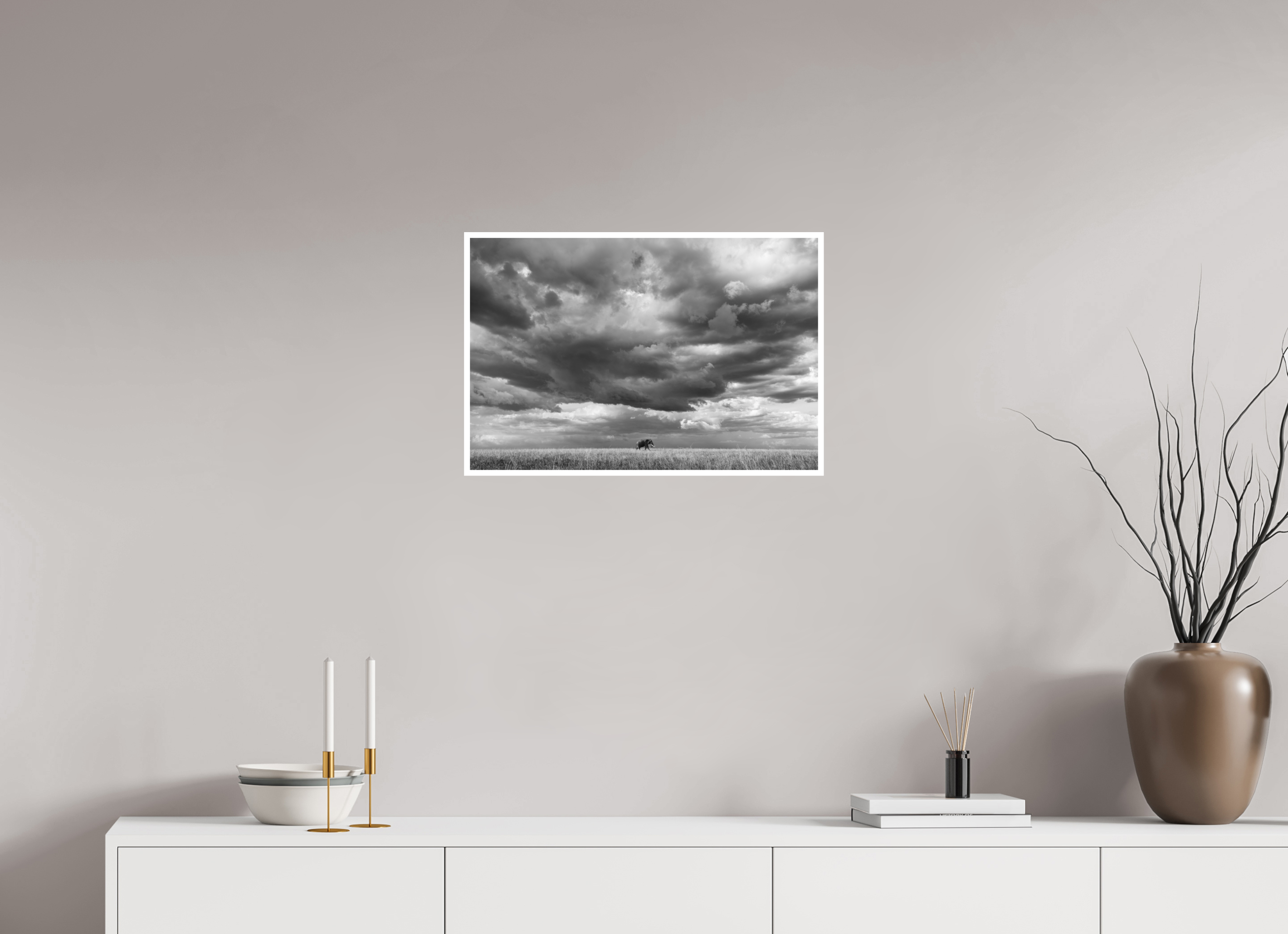 60 x 40 cm, Unframed Fine Art Giclée print on Hahnemühle Photo Rag paper with 1cm border Awesome I