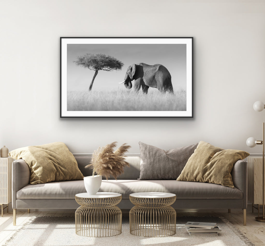 Elephant and Tree