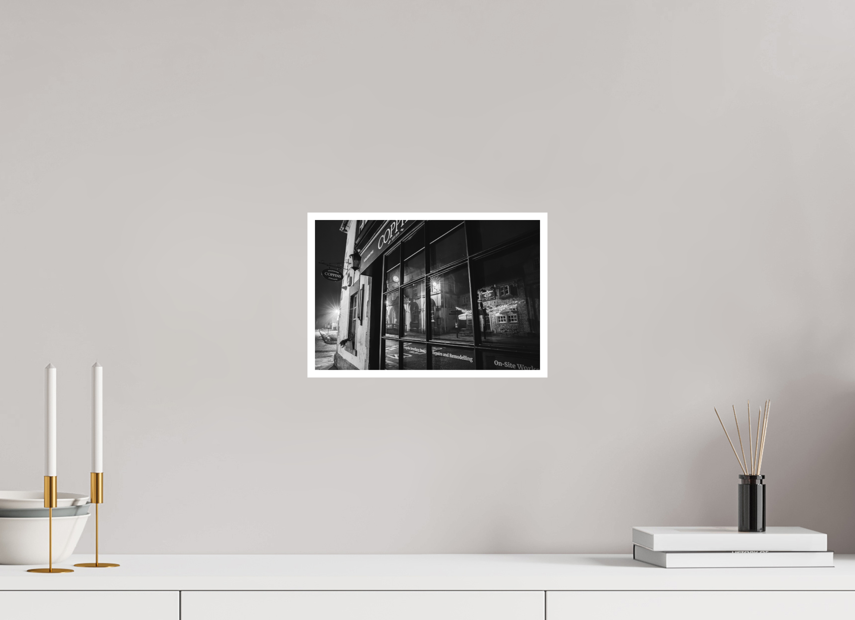 30 x 20 cm, Unframed Fine Art Giclée print on Hahnemühle Photo Rag paper with 1cm border Reflections on Corsham